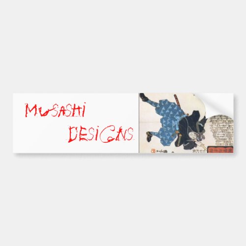 Musashi Designs Bumper Sticker
