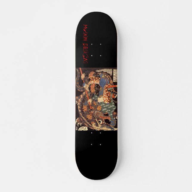 Musashi Designs Nue Skateboard Deck (Front)