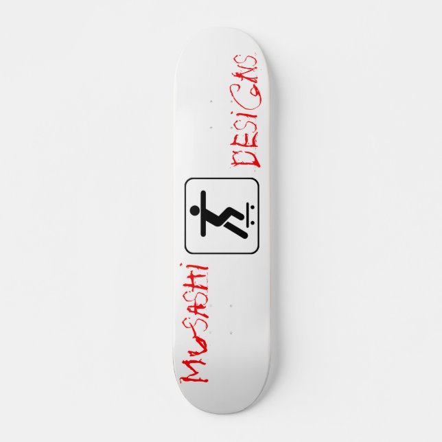 Musashi Designs Stickpusher Skateboard Deck (Front)