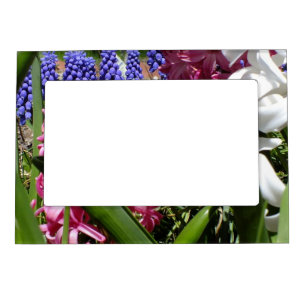 Muscari N Hyacinths Magnetic Photo Frame
