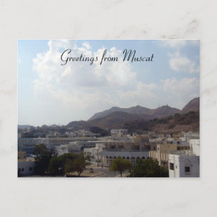 muscat greetings postcard