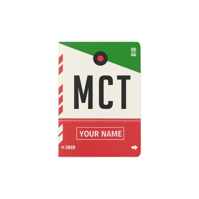 Muscat - Oman - Personalized Passport Passport Holder (Front)