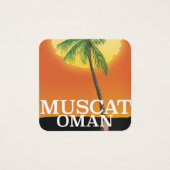Muscat Oman vacation poster (Front)