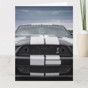 MUSCLE CAR BIRTHDAY GREETING CARD