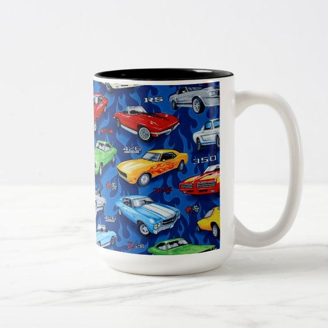 Muscle Car Classics Car Lovers Mug (Right)