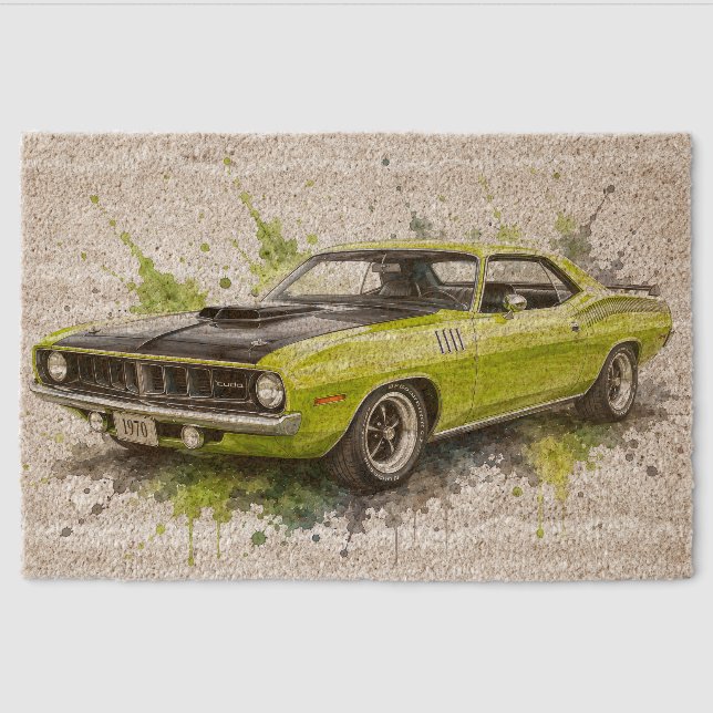 Muscle Car Door Mat (Front)