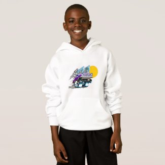Muscle Car Hoodie for Boys