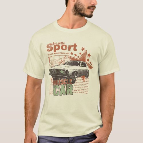 Muscle Car Madness _ Rev Up Your Style T_Shirt