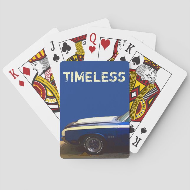 MUSCLE CAR POKER CARDS (Back)