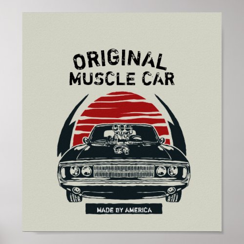 Muscle Car Poster