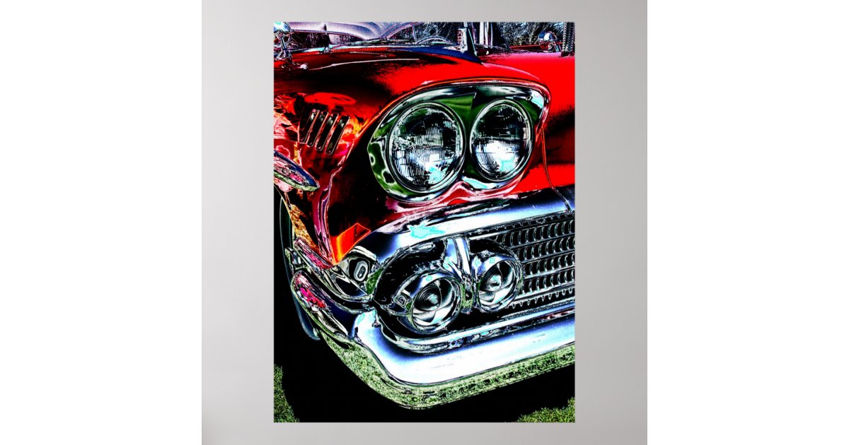 Muscle Car Poster | Zazzle.com