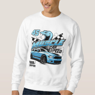 Muscle Car Speed Hoodie Racing Power&Street Style