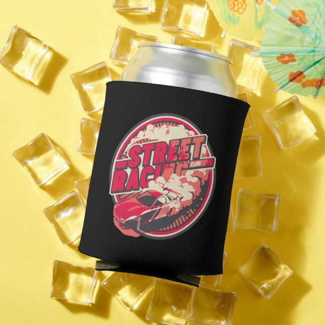 Muscle Car Street Racing Club Can Cooler (In Situ Summer)