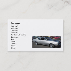Muscle Cars Business Card