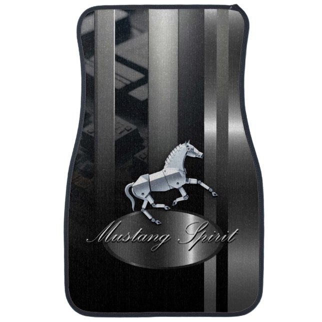 Muscle , classic, mustang, trend, style, gift car floor mat (Front)