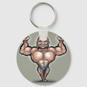 Muscle Dude Keychain