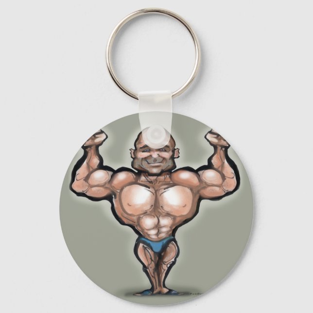 Muscle Dude Keychain (Front)