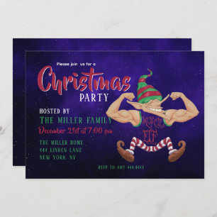 Muscle Elf Invitation