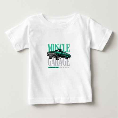 Muscle Garage Power Baby T_Shirt