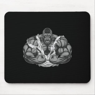 Muscle Gorilla Fitness Workout Gym For Lover Bodyb Mouse Pad