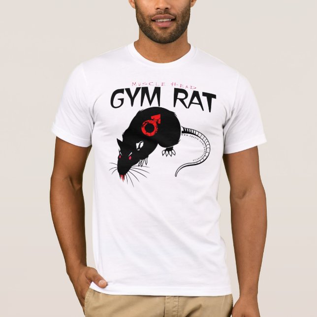 Muscle Head Gym Rat T-Shirt (Front)