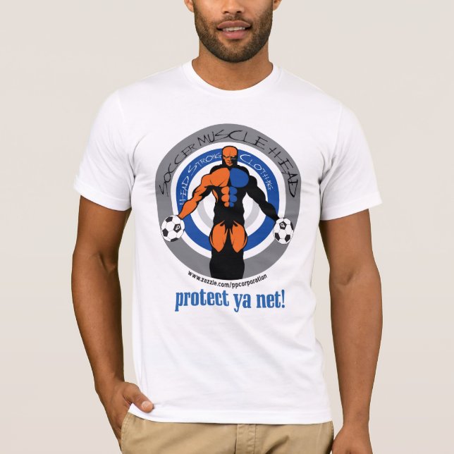 Muscle Head Soccer T-Shirt (Front)