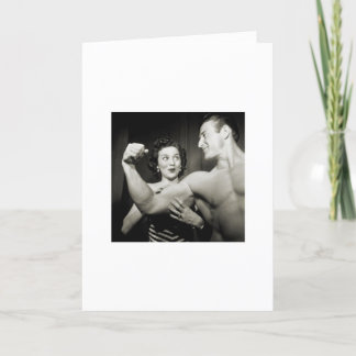 Muscle men need greeting cards too.