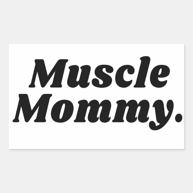 muscle mommy sticker (Front)
