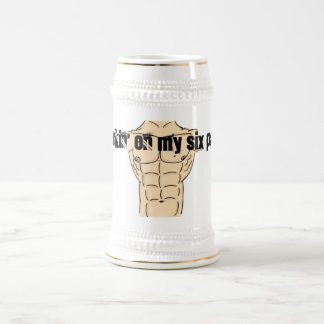 Muscle Mug - "workin' on my six pack"