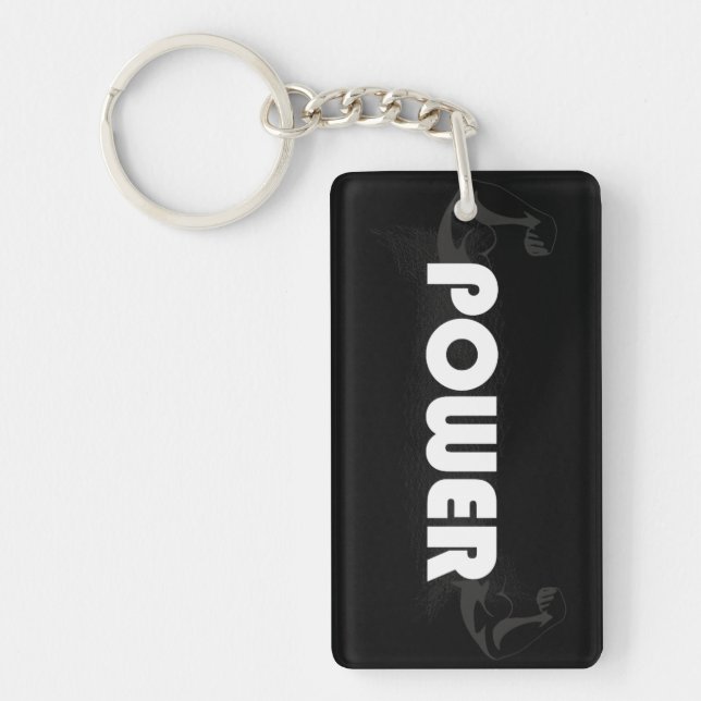 Muscle power keychain (Front)