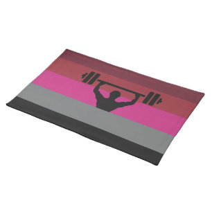 MUSCLE PRIDE FLAG CLOTH PLACEMAT