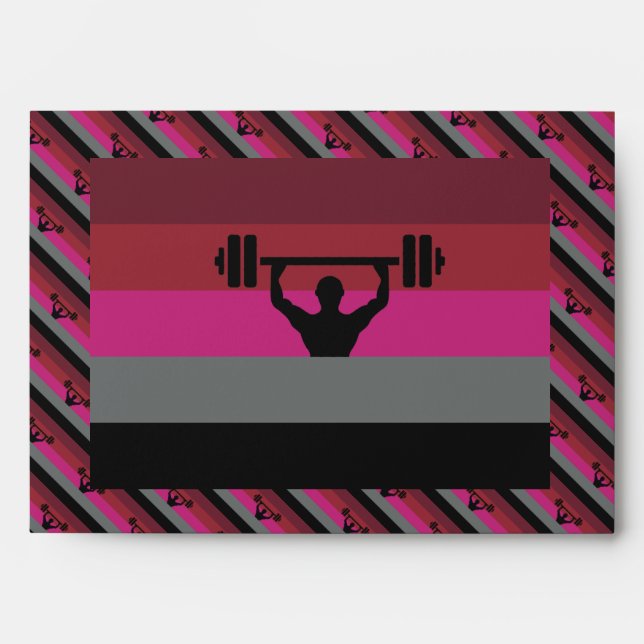 MUSCLE PRIDE FLAG ENVELOPE (Front)
