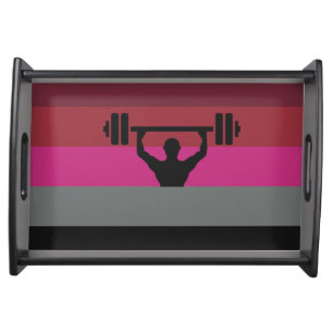 MUSCLE PRIDE FLAG SERVING TRAY