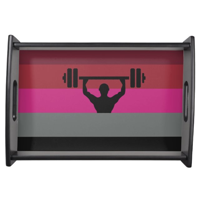 MUSCLE PRIDE FLAG SERVING TRAY (Front)