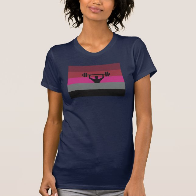 MUSCLE PRIDE FLAG T-Shirt (Front)