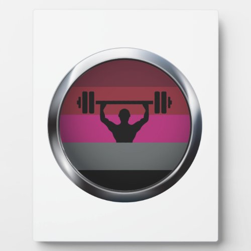 MUSCLE PRIDE MEDALLION PLAQUE