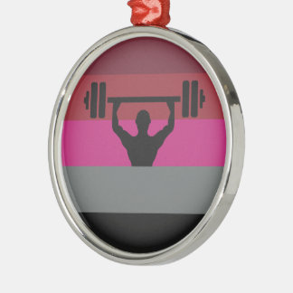 MUSCLE PRIDE METAL ORNAMENT