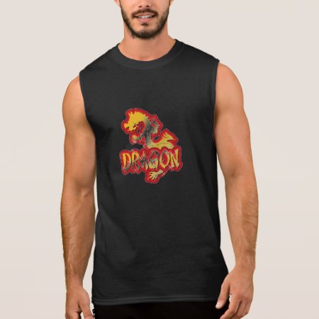 Muscle Shirt Year Of The Dragon Black