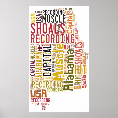 Muscle Shoals Alabama Poster
