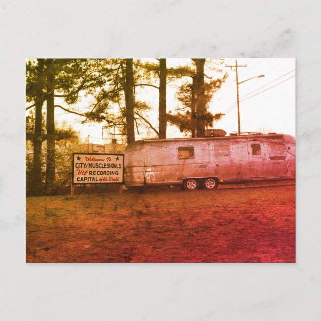 Muscle Shoals Post Card - retro look  (Front)