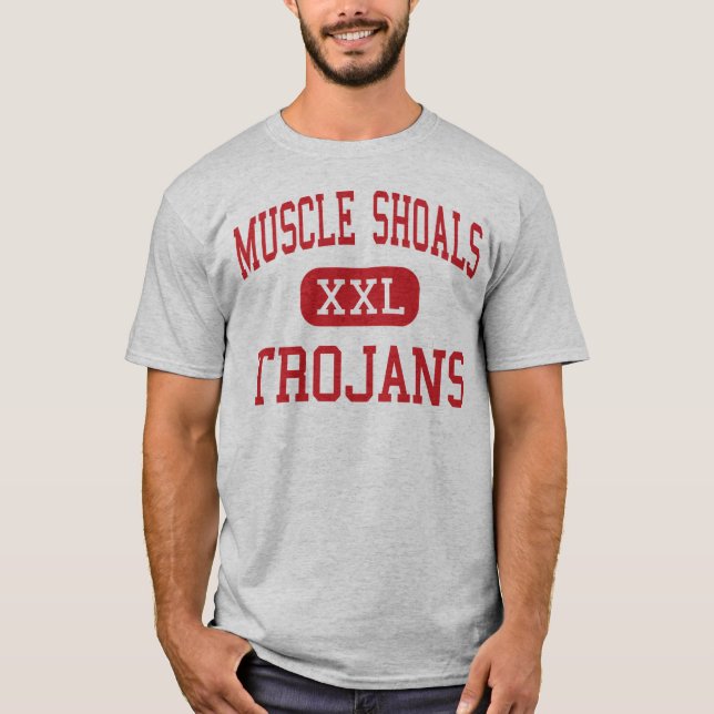 Muscle Shoals - Trojans - High - Muscle Shoals T-Shirt (Front)