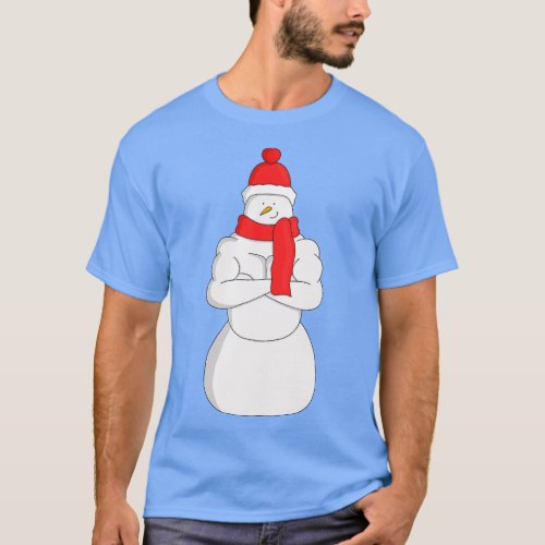 Muscle Snowman T_Shirt