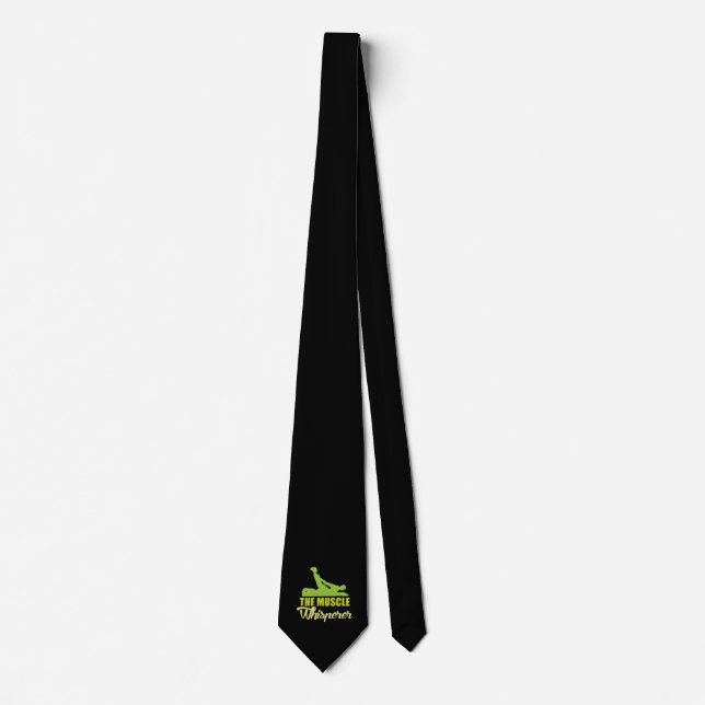 Muscle Whisperer - Massage Physical Therapist Gift Neck Tie (Front)