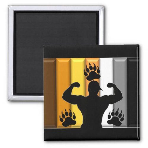Musclebear Pride Magnet