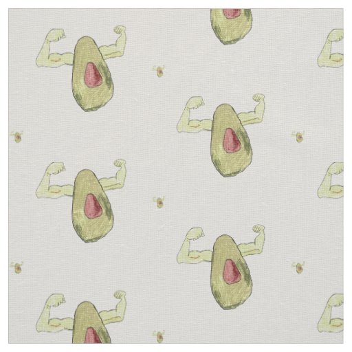 Muscled Avocado Fabric