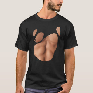 Muscles Abs T-Shirt (Light Skin Color)