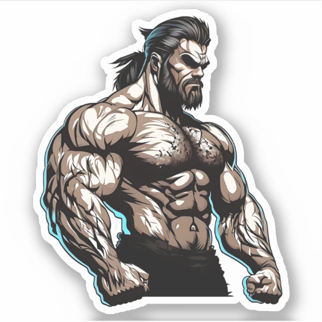 Muscles Gym / Crossfit Sticker (Front)