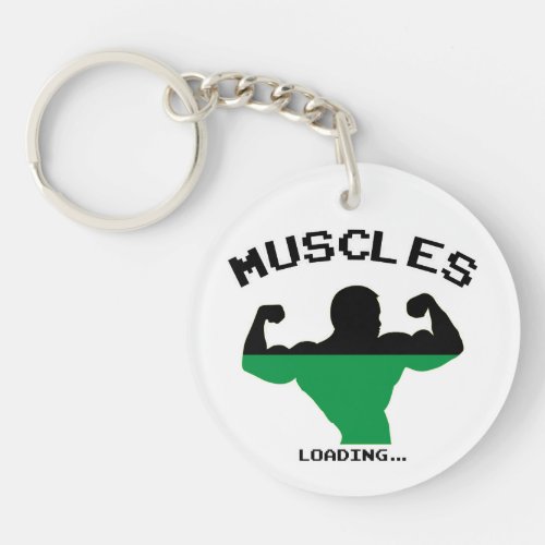MUSCLES LOADING KEYCHAIN