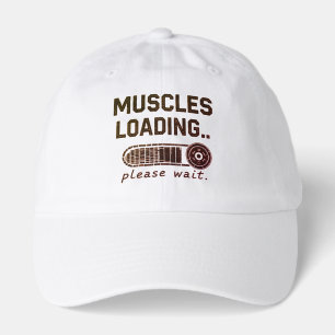 Muscles Loading ... Please Wait Gym Hat