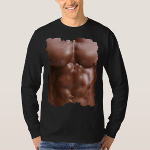 Muscles Six Pack Abs I Fake Muscles Six Pack T-Shirt
